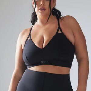 Savage X Fenty Midnight Black Strappy Bralette